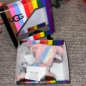 Baby UGG Fluff Yeah Slide Cali Collage